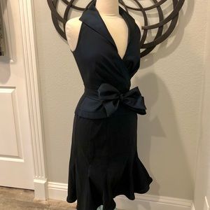 Tadashi Navy Cocktail Dress